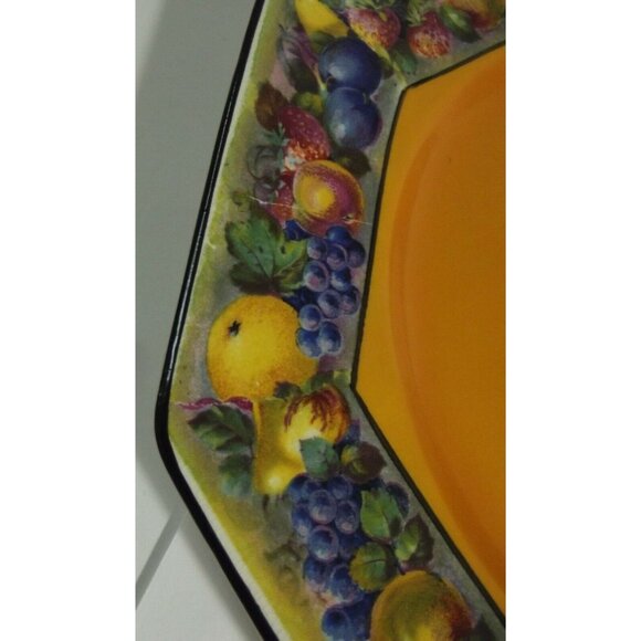 2 Vintage Regal Ware R P Co Octagon Plate Lot #5 Made in England Regal Pottery - Picture 8 of 12